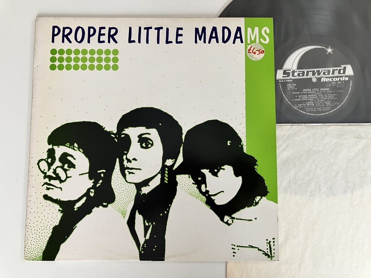 【82年唯一作UK Ori】PROPER LITTLE MADAMS LP STARWARD RECORDS SWL2004 英国ガールズトリオ,THE MAISONETTES,SWING,ネオアコ,INDIE FOLK