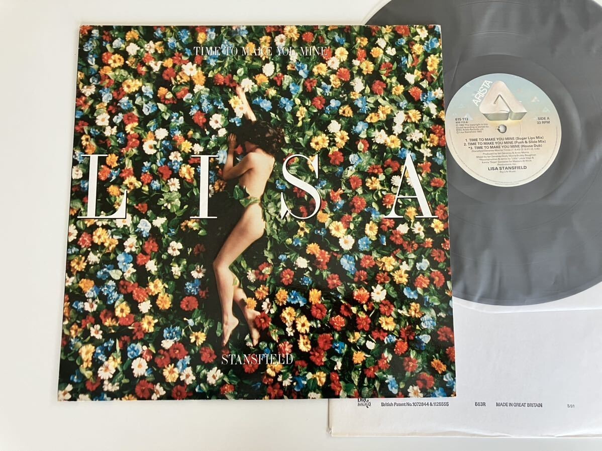 【UK盤】Lisa Stansfield / Time To Make You Mind (YouthThe OrbMasters At Work REMIX)6トラック12inch ARISTA UK 615-113 92年EP