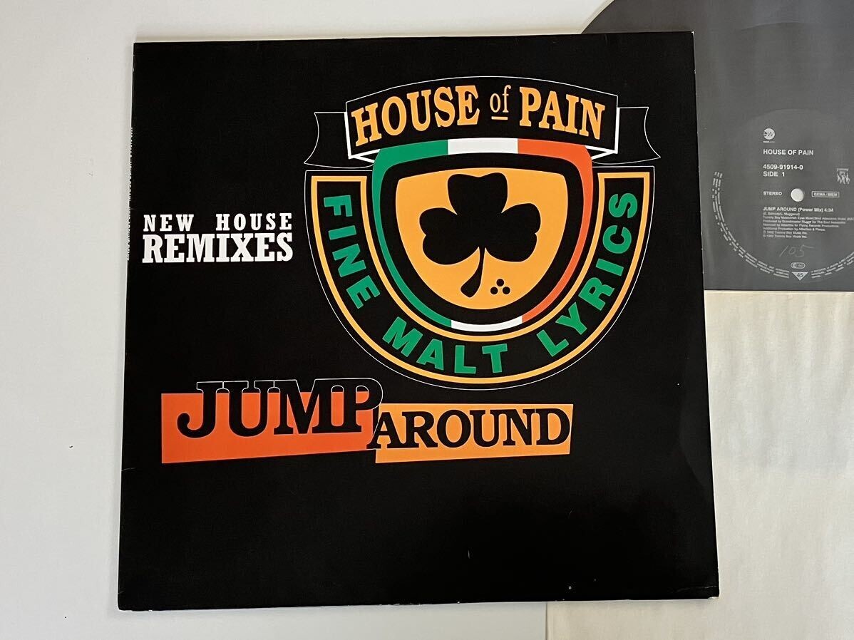 【独Ori】HOUSE OF PAIN / JUMP AROUND NEW HOUSE REMIXES (Power Mix/Smooth Mix) TommyBoy 92年HIPHOP CLASSIC,ハウス・オブ・ペイン,