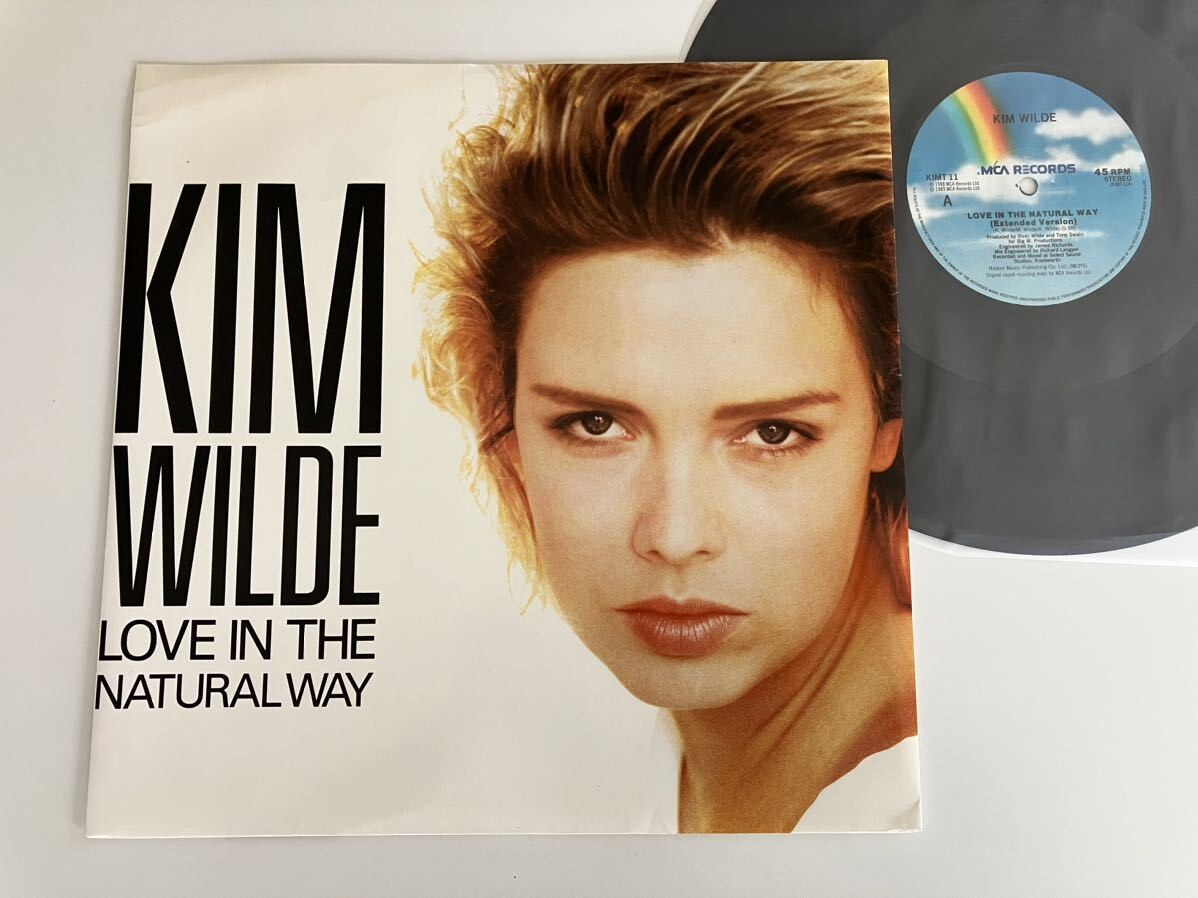 【希少美品美盤UK盤】Kim Wilde / Love In The Natural Way(ExtendedOriginal)/You'll Be The One～ 12inch MCA KIMT11 キム・ワイルド