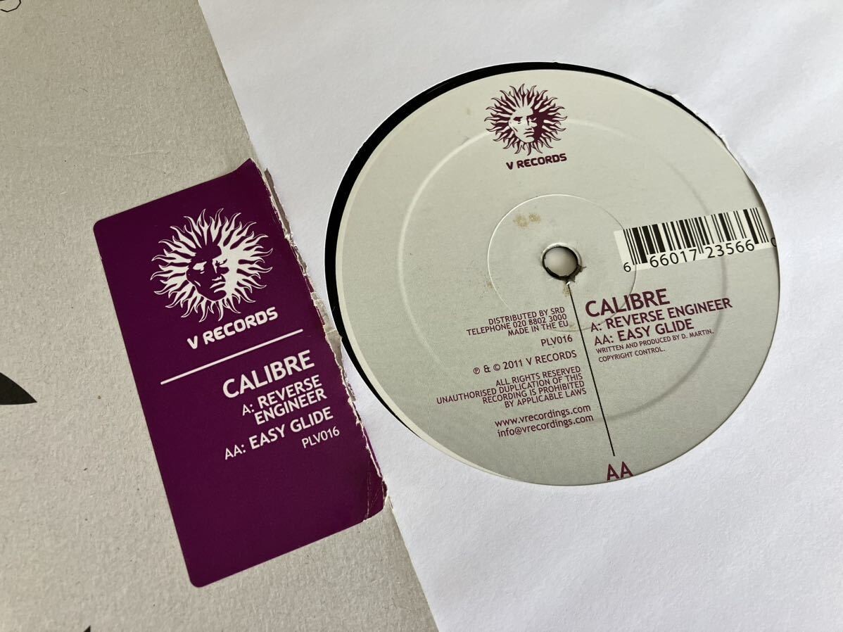 CALIBRE (DJ Dominick Martin) / Reverse Engineer/Easy Glide 12inch V RECORDS EU PLV016 11年DRUM'N'BASS,ベルファスト,DJカリブレ