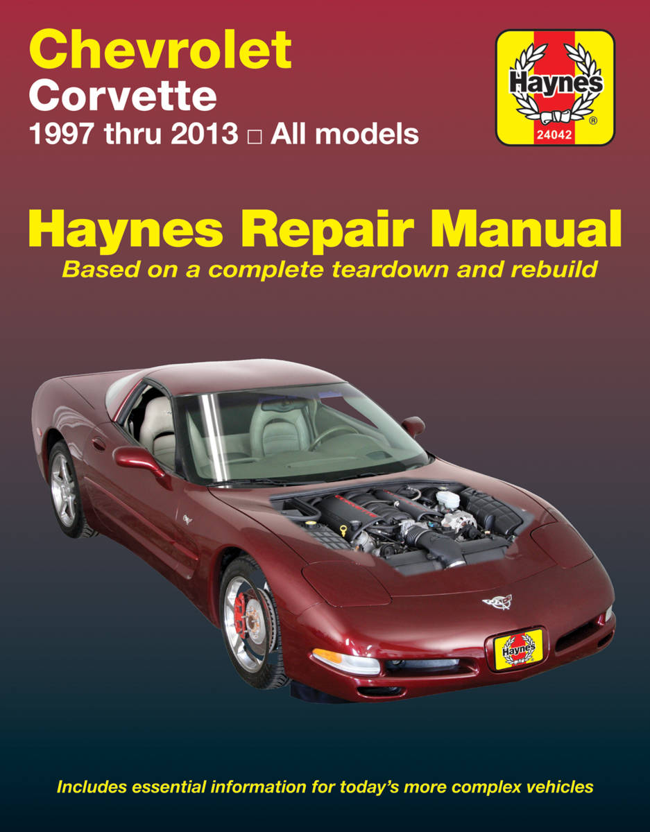 Chevrolet（シボレー）コルベット 1997-2013年 英語版 整備解説書
