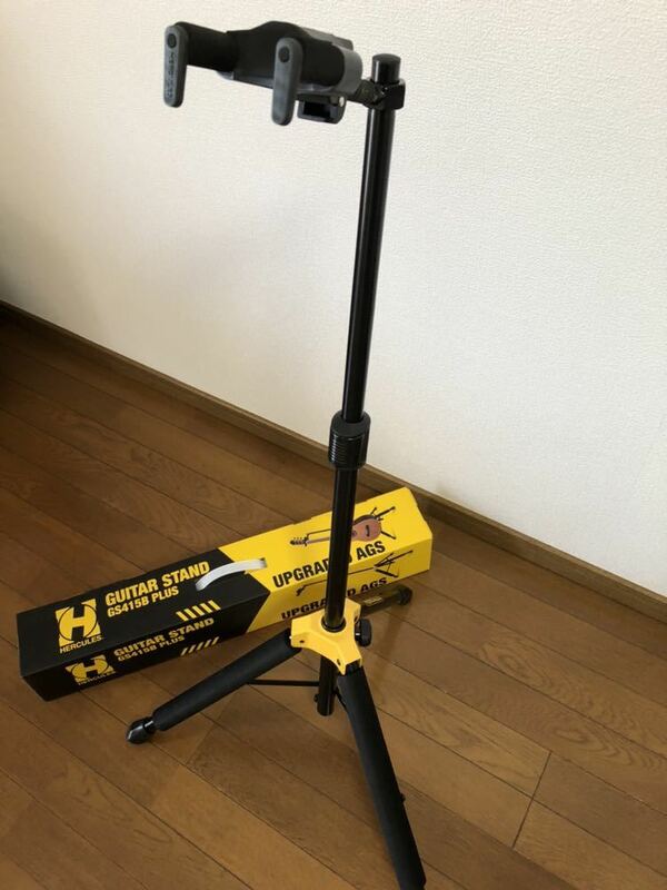 [GM]Hercules Stands GS415BPlusハーキュレス・ギタースタンド ステージ映えする頑丈な作り 中古美品①