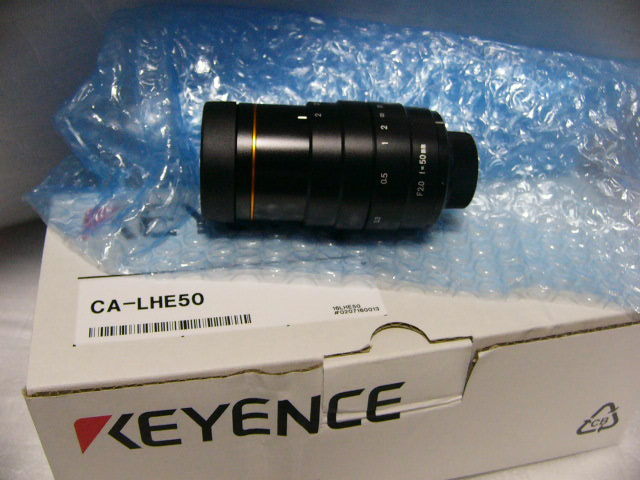 ★新品★ Keyence CA-LHE50 超高解像度Cマウントレンズ 50mm F2.0 ラインカメラに最適（同Kowa LM50XC）