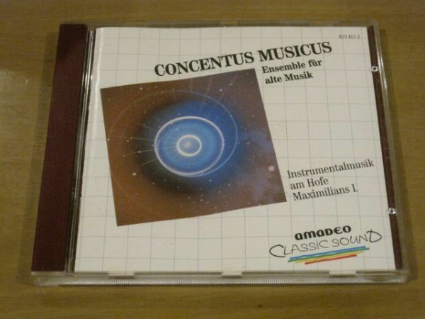 CD Concentus Musicus Ensemble Fr Alte Musik Instrumentalmusik Am Hofe Maximilians I.イザーク ゼンフル ジョスカンデプレルネサンス