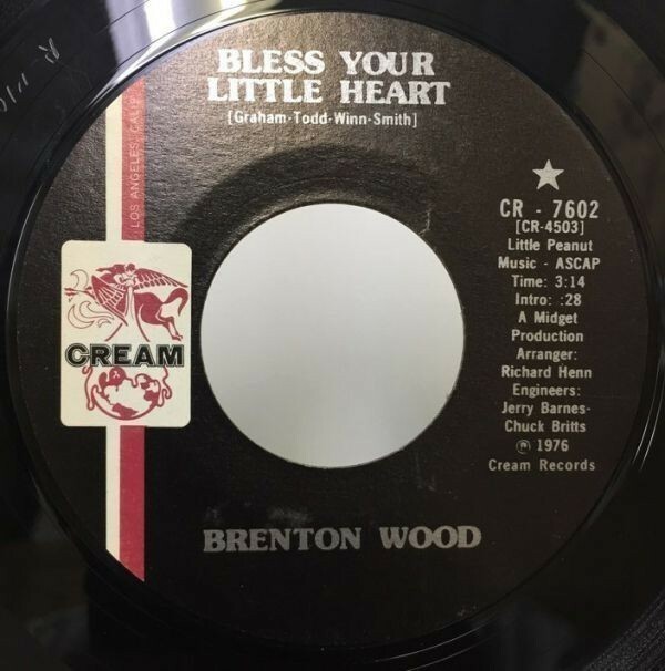 BRENTON WOOD/BLESS YOUR LITTLE HEART シングルレコード