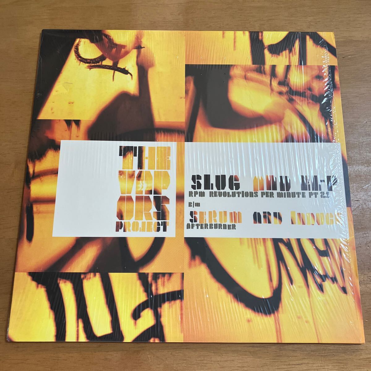 レコード SLUG AND EL-P (COMPANY FLOW) : SERUM AND INDUCE / THE VAPORS PROJECT CF022-1 COUNTERFLOW US盤 アンダーグラウンド 