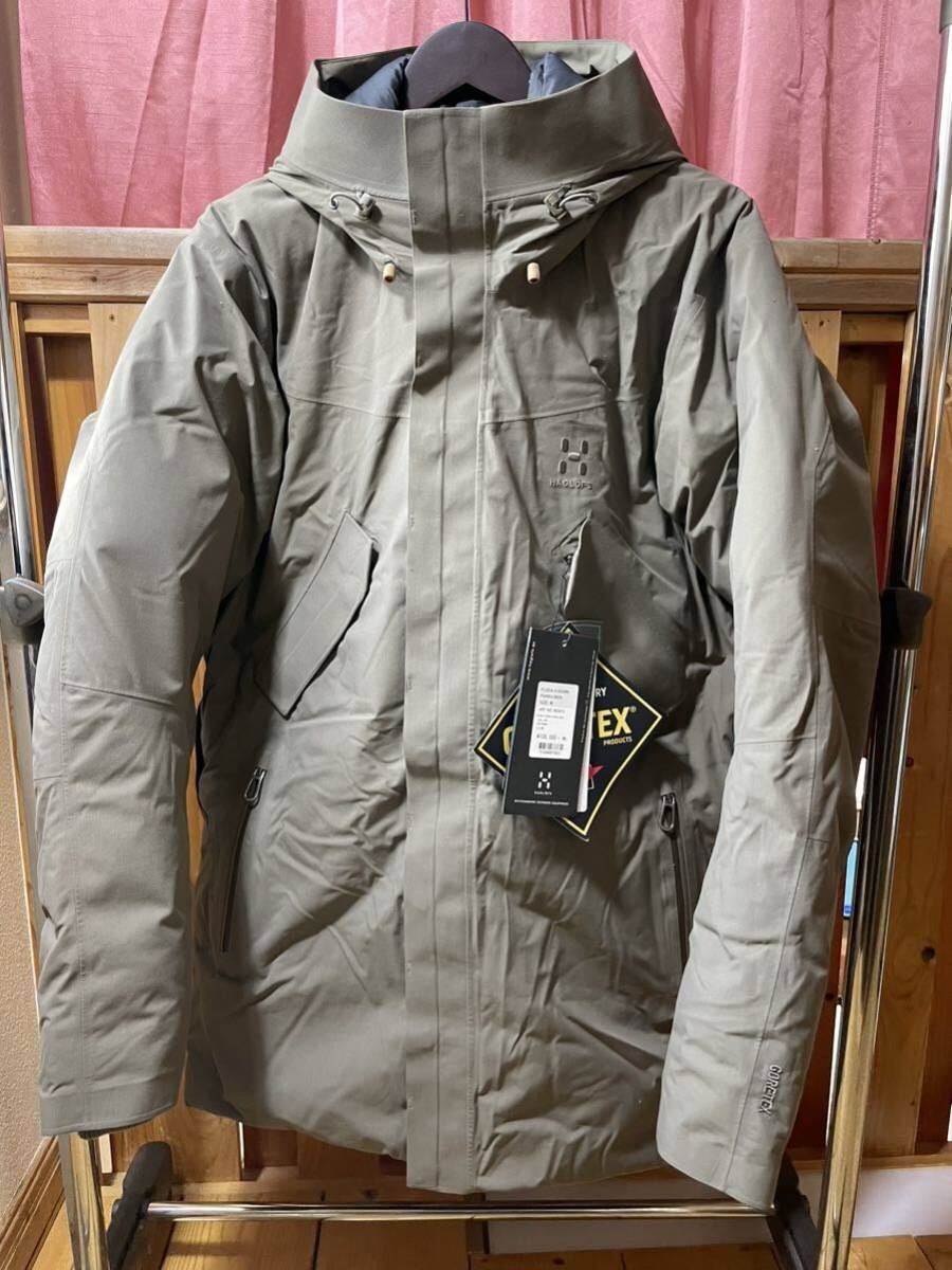 新品　ホグロフス　HAGLOFS FLODA Ⅱ DOWN PARKA MENゴアテックス M 700fil ダウン　ジャケット　コート　パーカー　フーディー　1