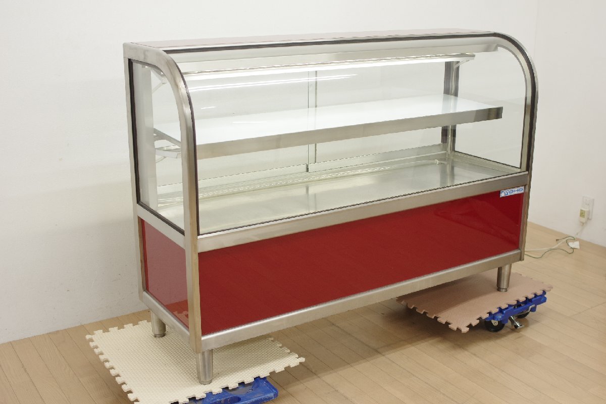 大穂製作所 対面冷蔵ショーケース OHGU-Sa-1500B 後ろ引き戸 2015年製 100V 幅1500mm 動作OK 中古 ケーキ 洋菓子 和菓子 業務用 営業所止め