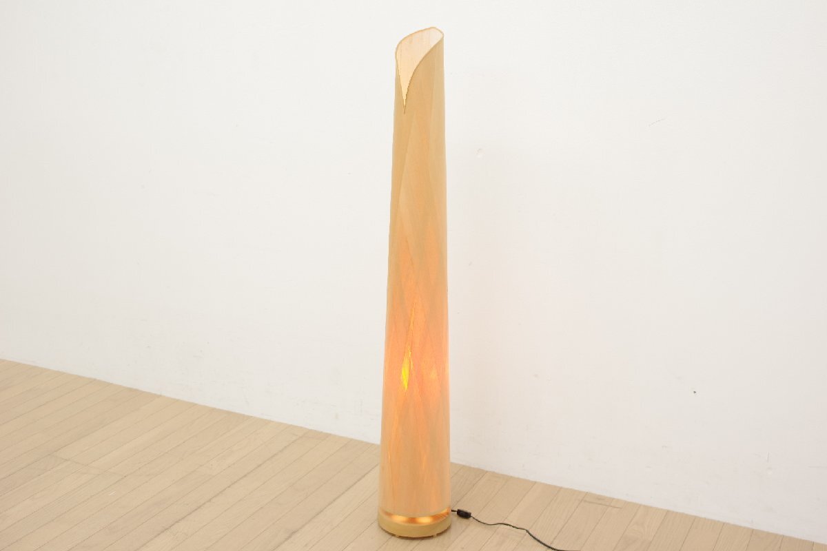 あかり工房 吉野 スタンドライト フロアスタンド 間接照明 ランプ ウッドシェード シンプル モダン リビング 寝室 和室 和モダン