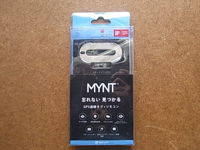 MYNT 多機能忘れ物防止タグ 極小タイプ バッテリー交換可能タイプ andriod機使用可　送料230円　未使用