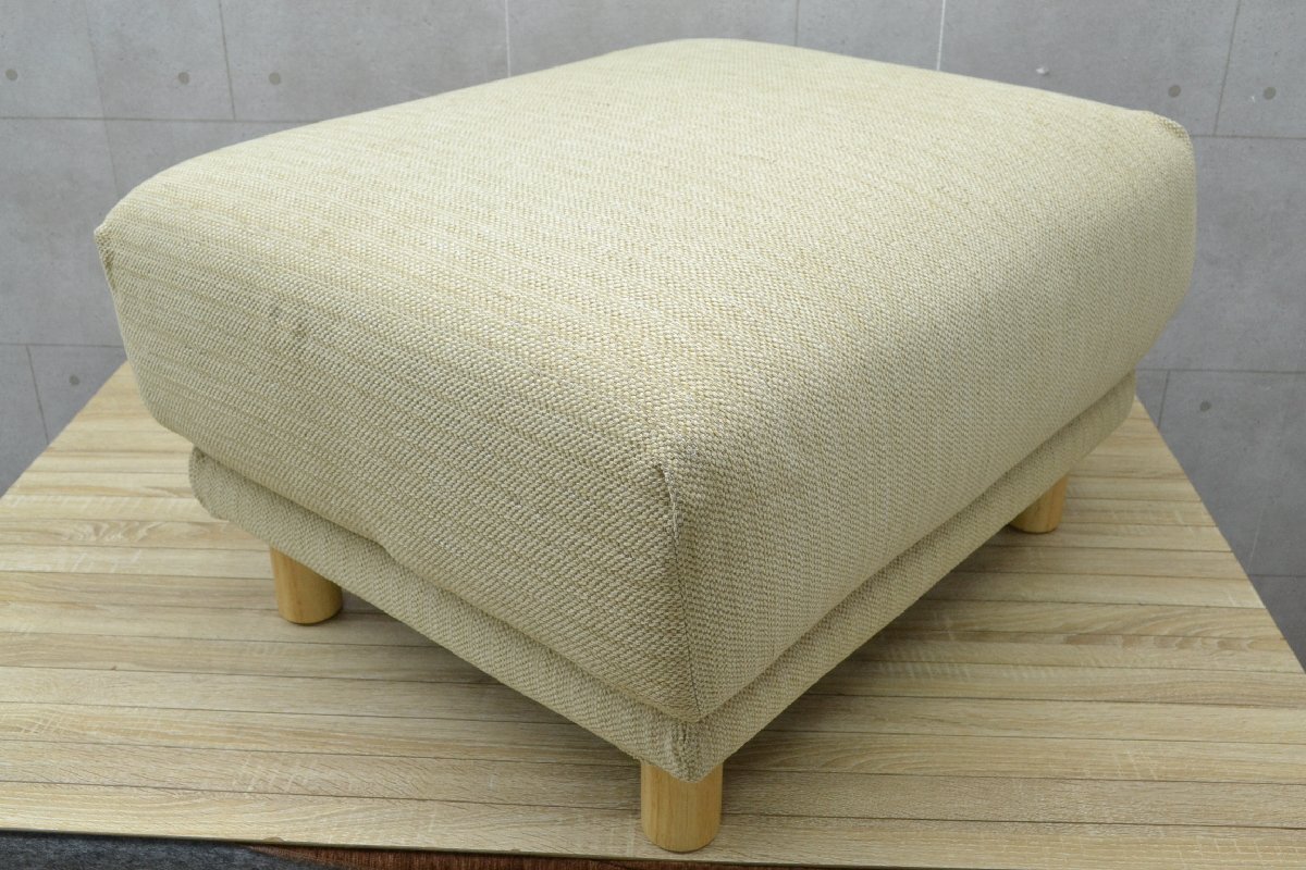 C1652■MUJI　無印良品■スツール・オットマン■高さ（約）440mm×幅（約)800ｍｍ×奥行（約）630ｍｍ