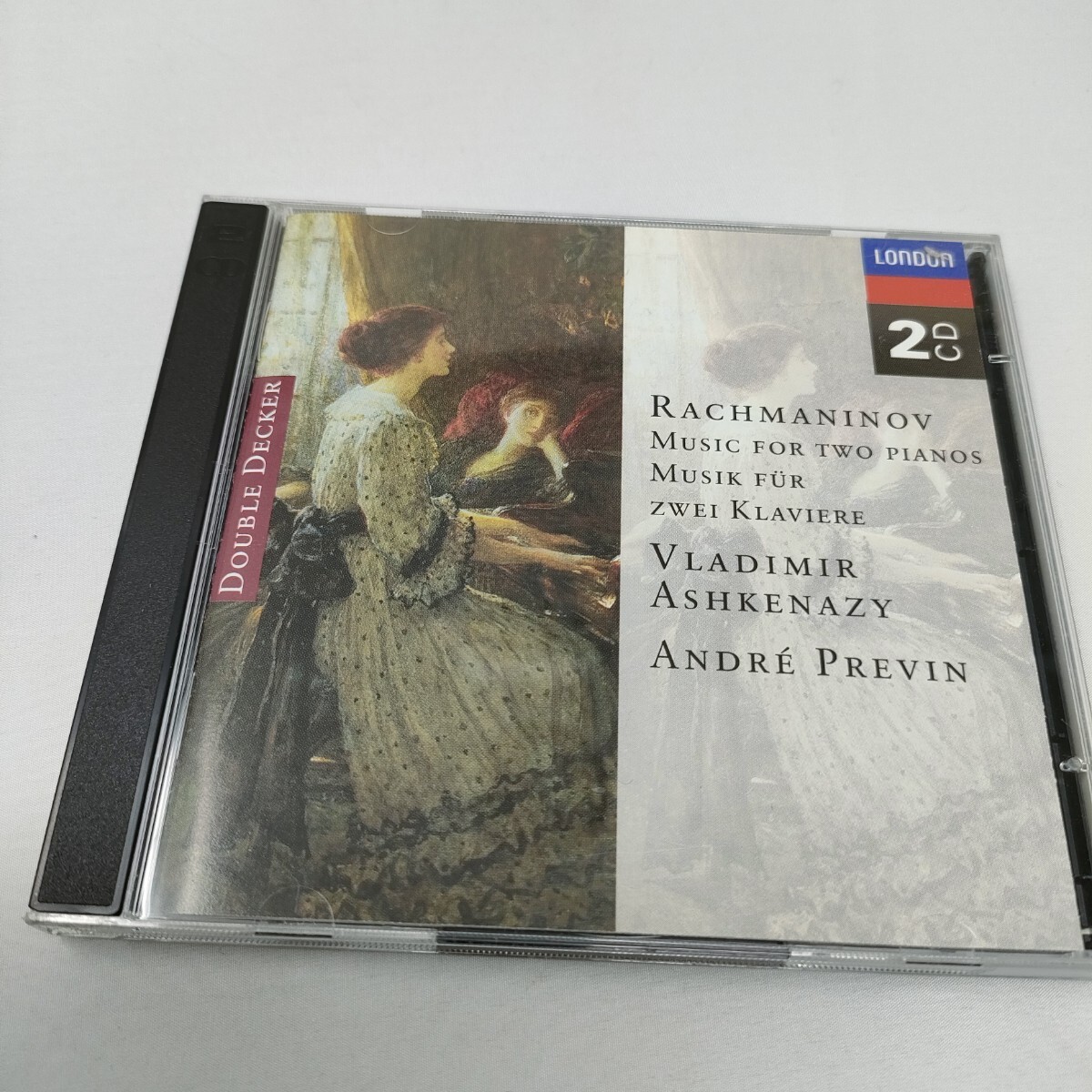 CD ２枚組　2台のピアノのための作品集 Music for 2 Pianos／ ヴラディーミル・アシュケナージ　アンドレ・プレヴィン／　ラフマニノフ　