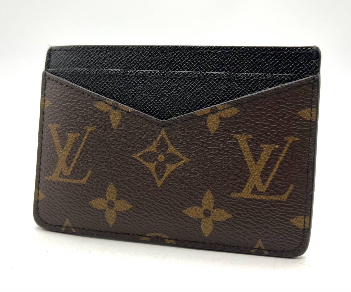 ■Louis Vuitton ルイ ヴィトン M60166 モノグラム マカサー ネオ ポルトカルト カードケース ICチップ搭載 サイフ 財布