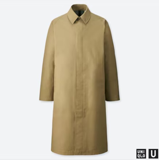 UNIQLO U（ユニクロ ルメール コラボ） ブロックテックステンカラーコート Beige XL 新品未使用タグ付き レア