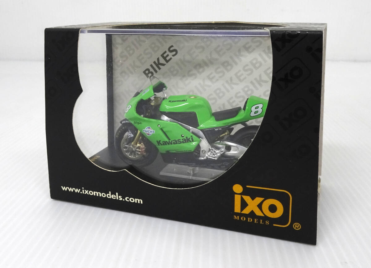 IXO Models イクソモデルス 1/24 Kawasaki ZX-RR Garry McCoy MotoGP 2003 FUCHS #8 カワサキ ギャリー・マッコイ