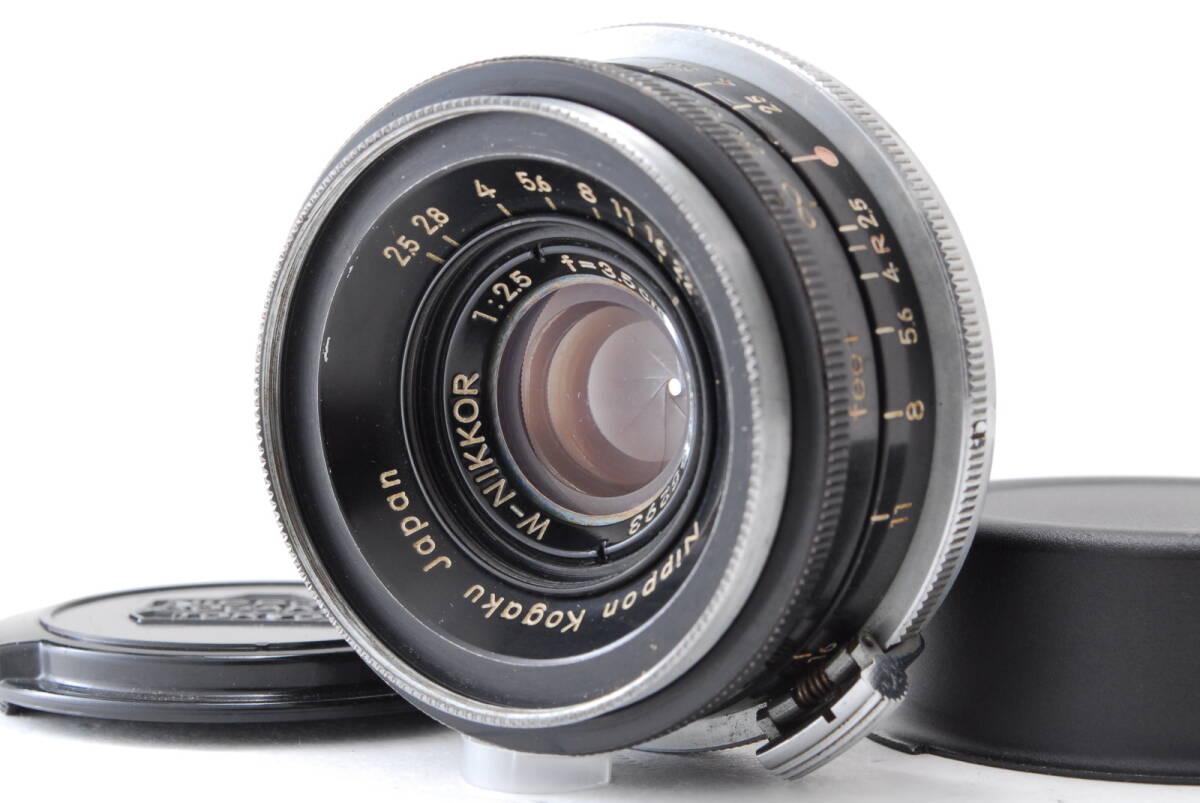 [AB-品] Nikon W-NIKKOR 35mm F2.5 ブラック＊Sマウント＊3.5cm＊11300