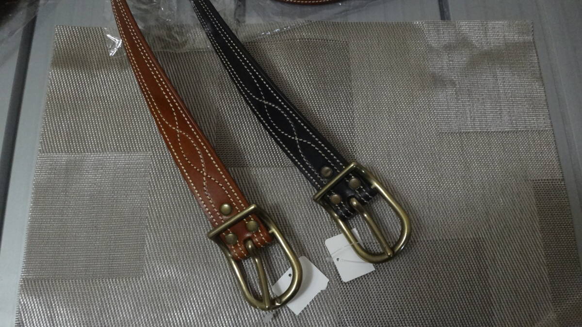 K.T.LEWISTON 革ベルト　95cm　茶