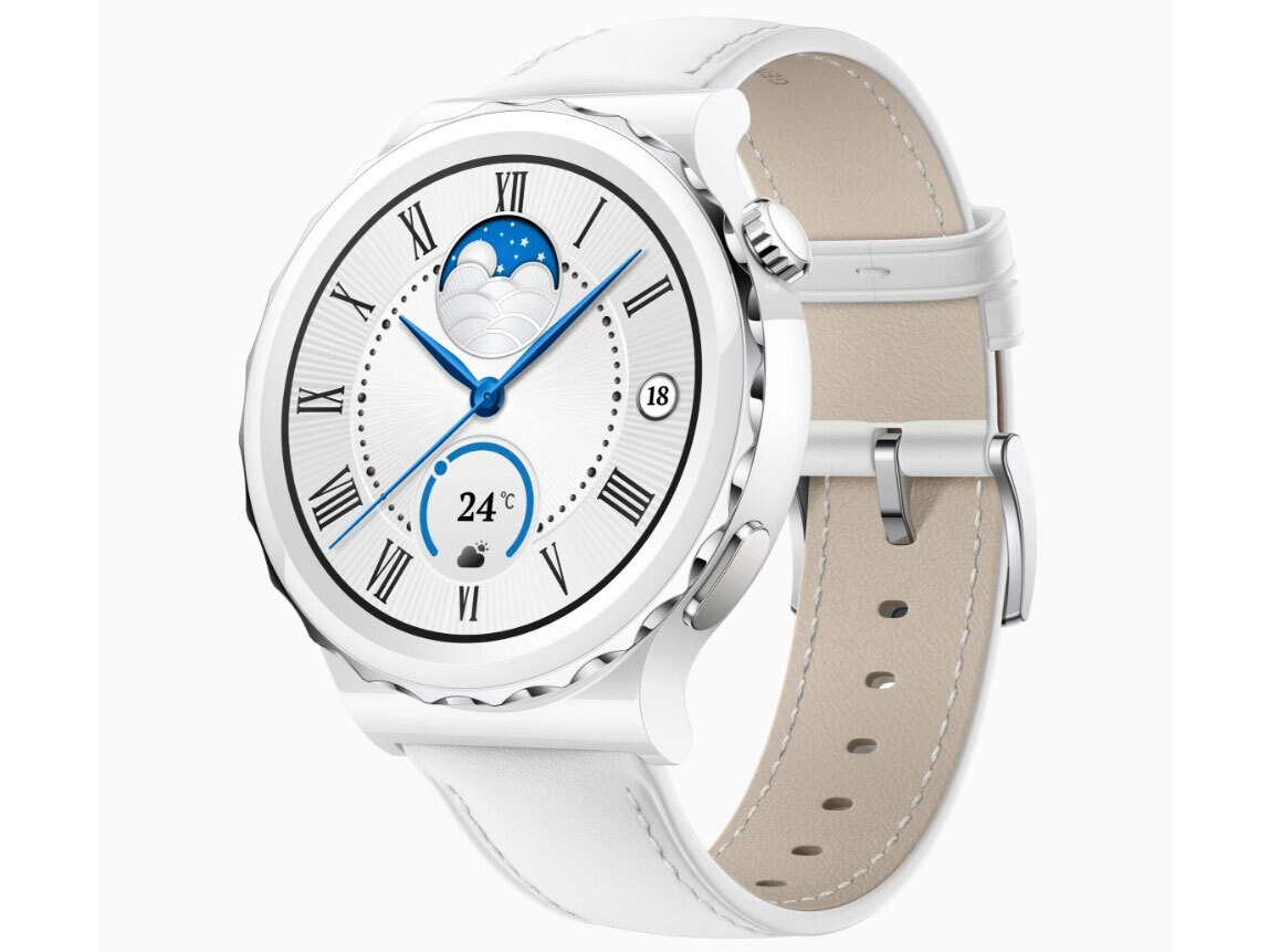 ◆新品未開封 HUAWEI ファーウェイ HUAWEI Watch GT3 Pro 43mm Silver クラシックモデル FRG-B19 [1.32インチAMOLEDディスプレイ] 1点限り