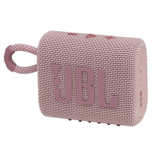 ◆新品未開封 JBL ポータブルBluetoothスピーカー JBL Go 3 ピンク（JBLGO3PINK） [209gコンパクト/IP67等級の防水性能と防塵] 