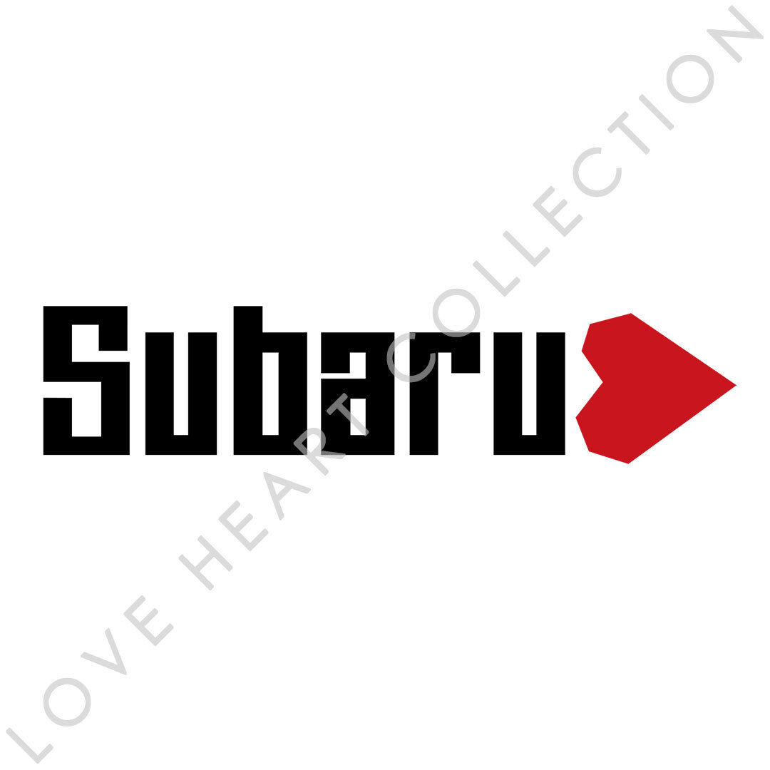 新品・未使用☆スバル　ハートステッカー　ブラック　1枚　LOVE HEART COLLECTION　SUBARU　|デカール|切り文字|切文字|新品|送料無料
