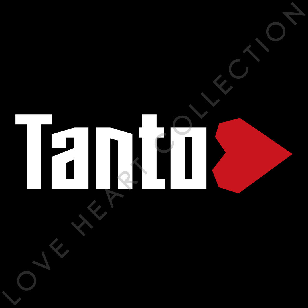 新品・未使用☆ダイハツ タント　ハートステッカー　ホワイト　1枚　LOVE HEART COLLECTION　DAIHATSU　|切り文字|切文字|新品|送料無料