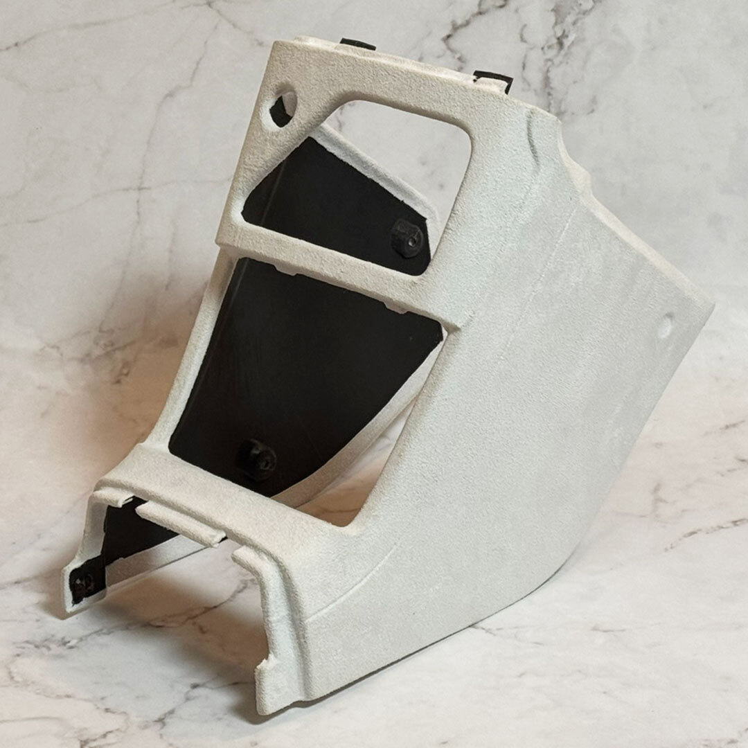 ワンオフ制作☆ホンダ ビート PP1　オーディオパネル　スエード生地張り替え(ホワイト/白)　オーディオコンソール　長期保管品|現品限り