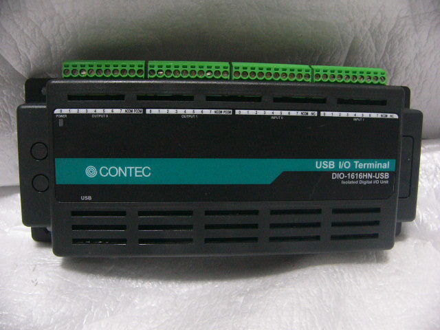★動作保証★ CONTEC DIO-1616HN-USB USB I/O入出力装置 16ch/16ch (絶縁型 5～50VDC)