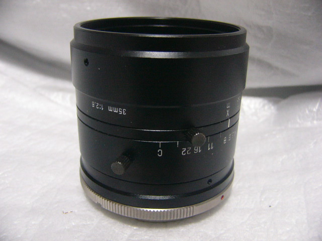 ★未使用に近い★ MyuTron/ミュートロン FV3526L-F 35mm/F2.6 Fマウント 大口径レンズ/ラインセンサーカメラ対応
