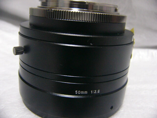 ★未使用に近い★ MyuTron/ミュートロン FV5026L-F 50mm/F2.6 Fマウント 大口径レンズ/ラインセンサーカメラ対応
