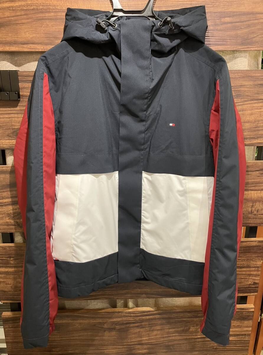 状態良好！ TOMMY HILFIGER トミーヒルフィガー ライトウェイトカラー ブロックジャケット ナイロンジャケット S ユニセックス 