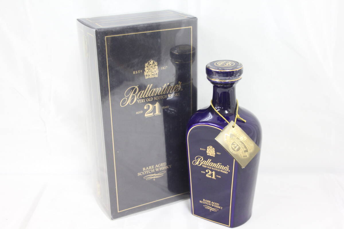 【未開栓】 Ballantine’s Very Old Scotch Whisky Aged 21Years ウイスキー 700ml アルコール分43％ 箱付き お酒 U30