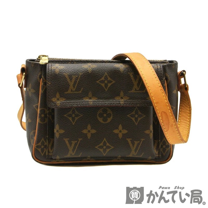 19244 LOUIS VUITTON【ルイ・ヴィトン】M51165 ヴィバシテPM モノグラム ショルダーバッグ 斜め掛け ブラウン レディース【中古】