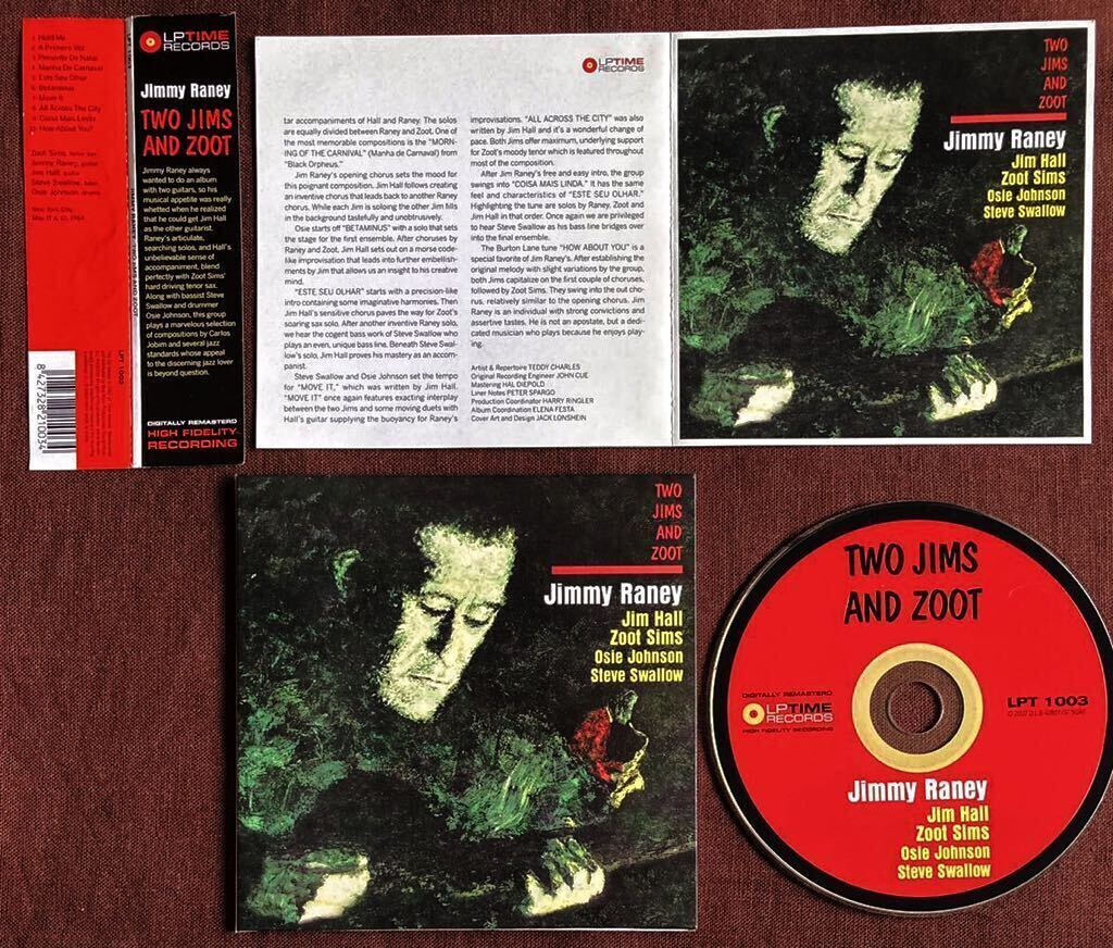 紙ジャケ/ジミー・レイニー/ジム・ホール/ズート・シムズ/スティーヴ・スワロウ/オシー・ジョンソン/高音質リマスタリングCD/TWO JIMS/1964
