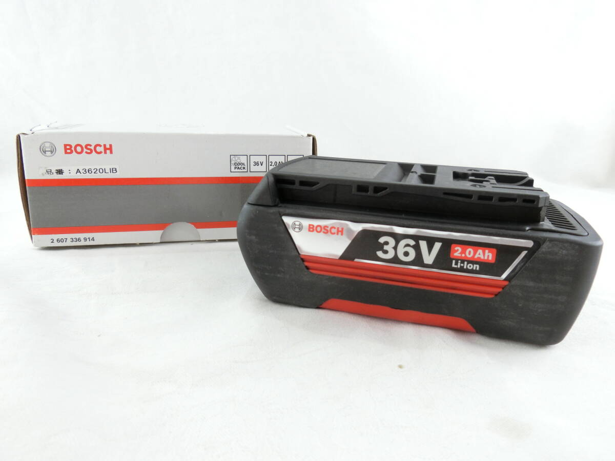 【未使用】 BOSCH ボッシュ リチウムイオンバッテリー 36V 2.0Ah A3620LIB