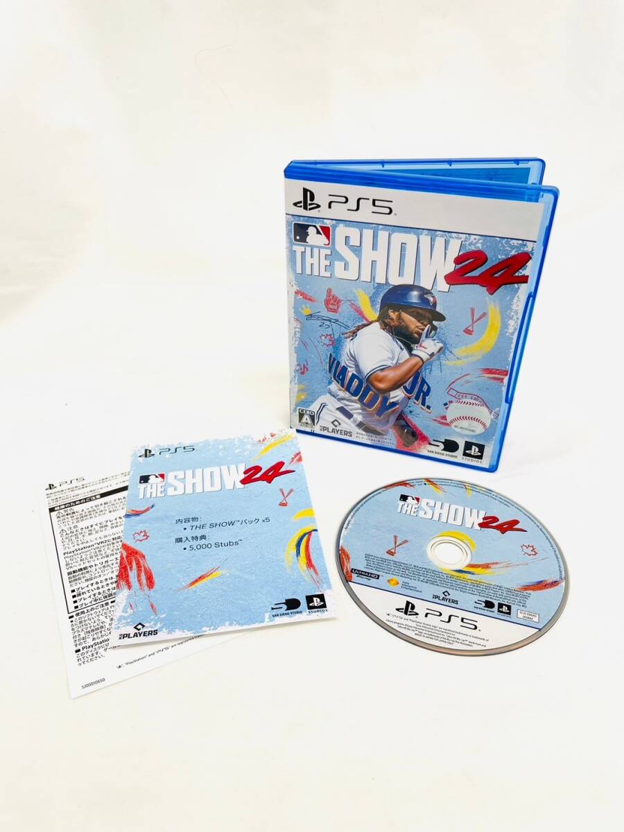H1390*3　PS5 プレステ5　ソフト　MLB　THE SHOW 24　野球　ベースボール　メジャーリーグ　ゲーム　ケース付き