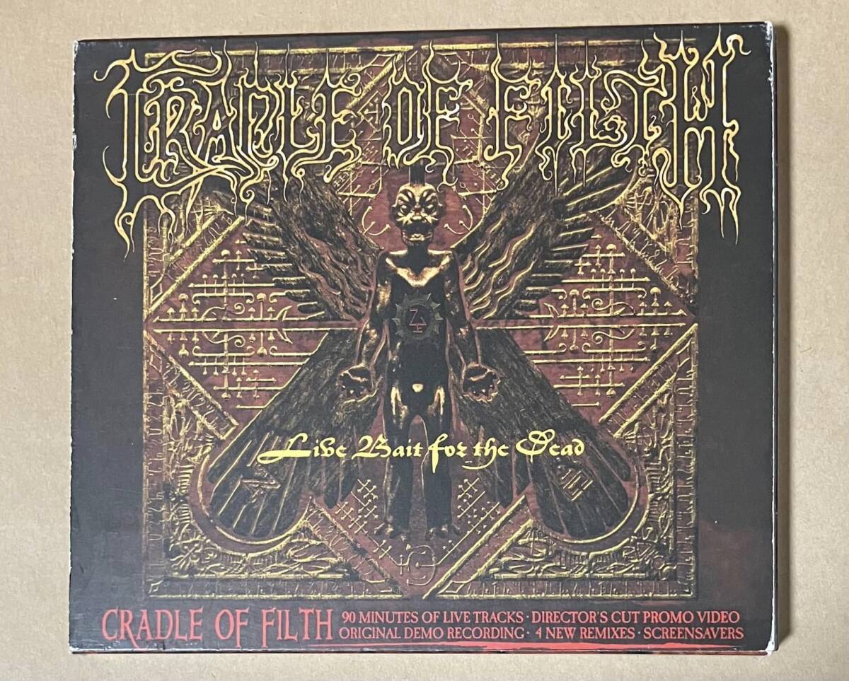 CRADLE OF FILTH / LIVE BAIT FOR THEDEAD ２枚組CD