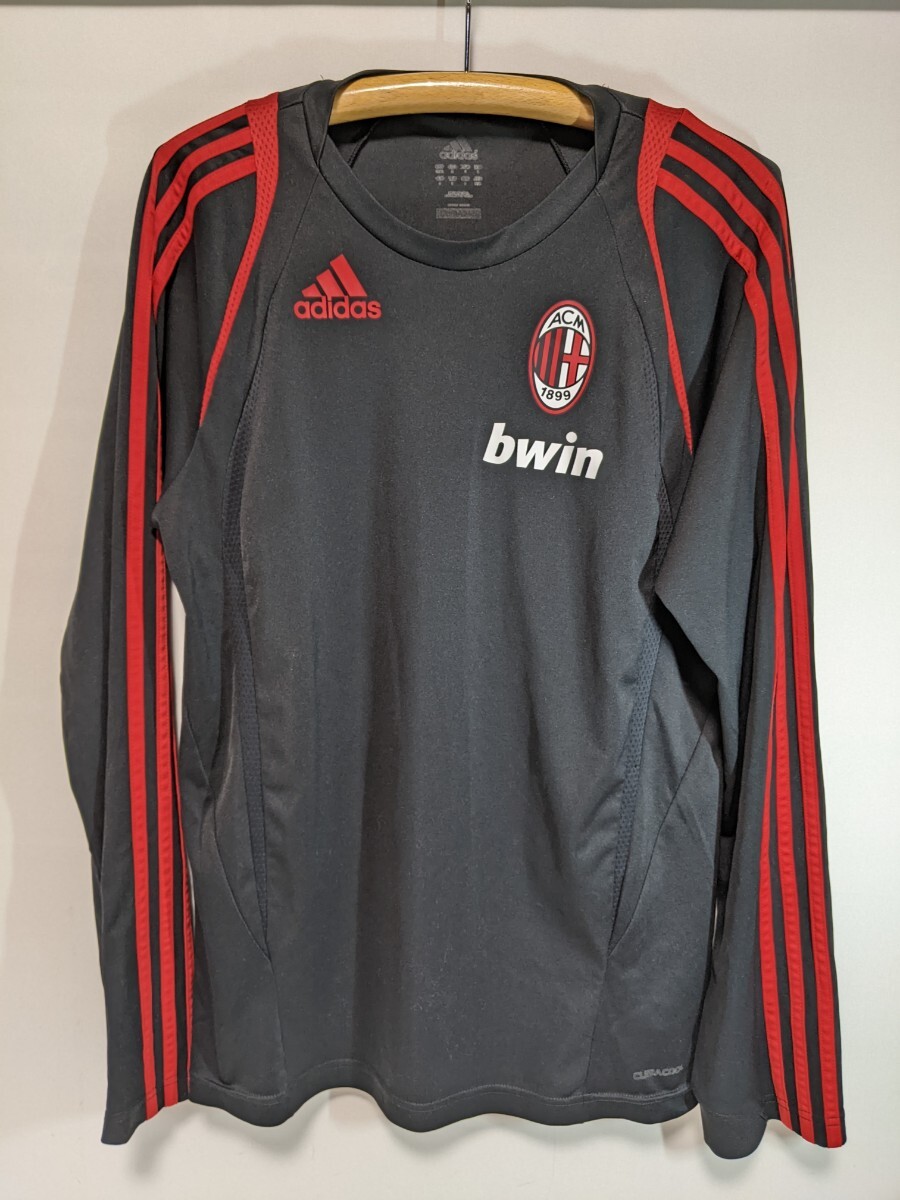 adidas アディダス ACミラン 長袖 プラクティスシャツ CLIMACOOL トレーニングユニフォーム AC Milan
