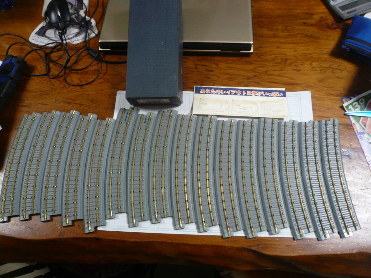 即決有 KTM　カツミ　エンドウ　カーブレール曲線線路　No.16　16本組　　HOゲージ　箱入　送料600円～