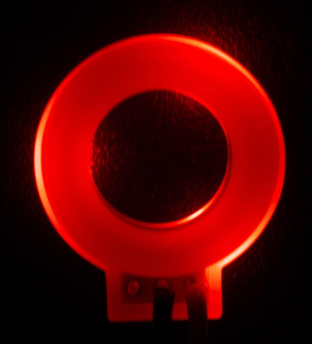 LED - Footswitch Ring, With Bezel, 9V, Red [送料170円から 同梱可]