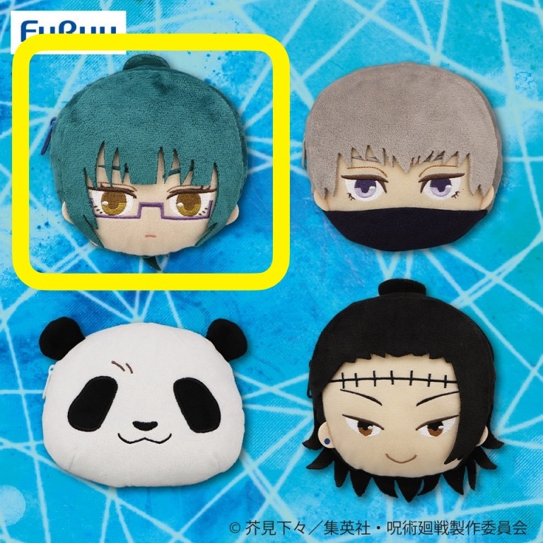 ◆◆呪術廻戦　フェイスポーチ２　◆◆ 【禅院　真希】　新品　未使用　★アミューズメント専用景品　フリュー　喫煙者ペット無