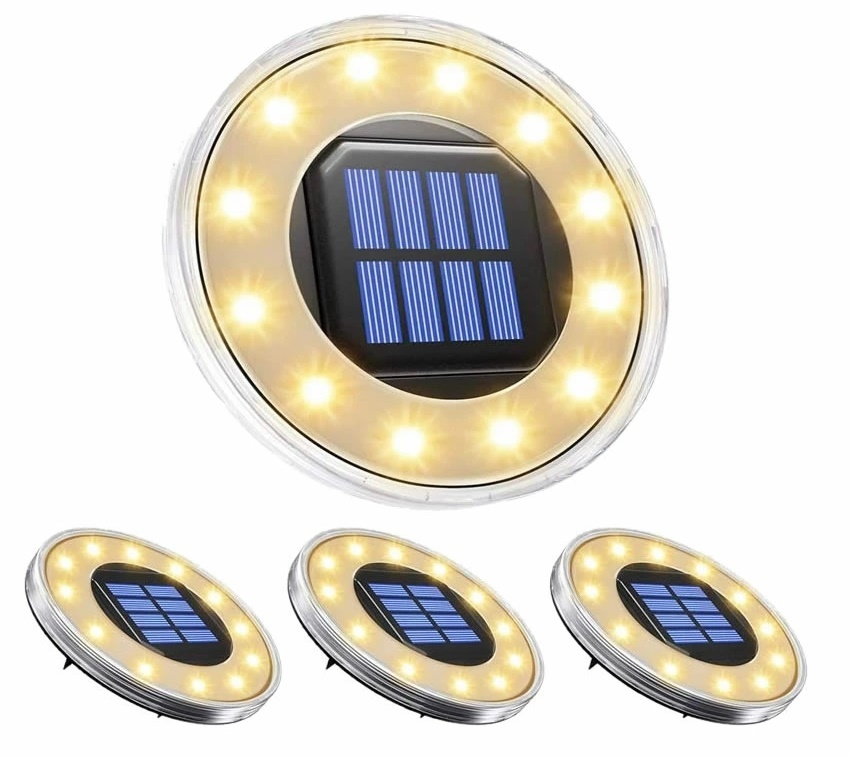 電気代 0円 取付け簡単 ソーラーライト 屋外 埋め込み式 高輝度 玄関 屋外 照明 ガーデン 駐車場 防水 防犯 夜間自動点灯 消灯