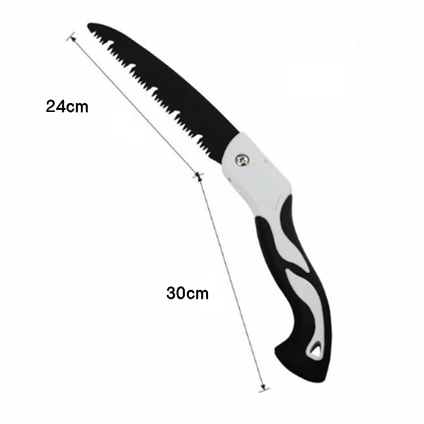 折込 のこぎり リプルカットブレード 万能目 刃渡り 24cm SK5炭素 鋼ギアロック付 折畳式 園芸用 木工用 枝切り鋸 木工 頑丈 耐久性