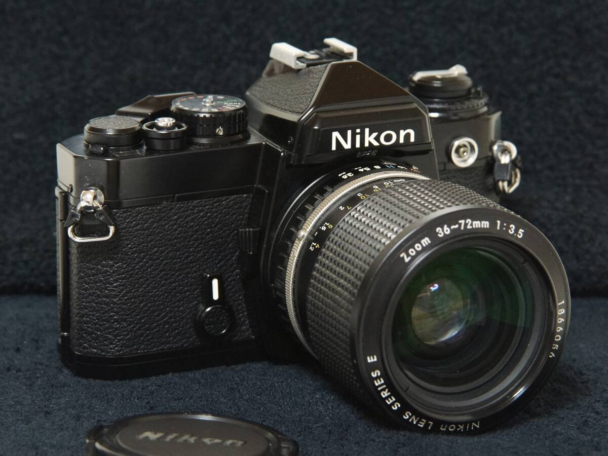 Nikon FE Nikon Lens seriesE 36-72mmF3.5 ズームレンズセット【Operation Confirmed・動作確認済】