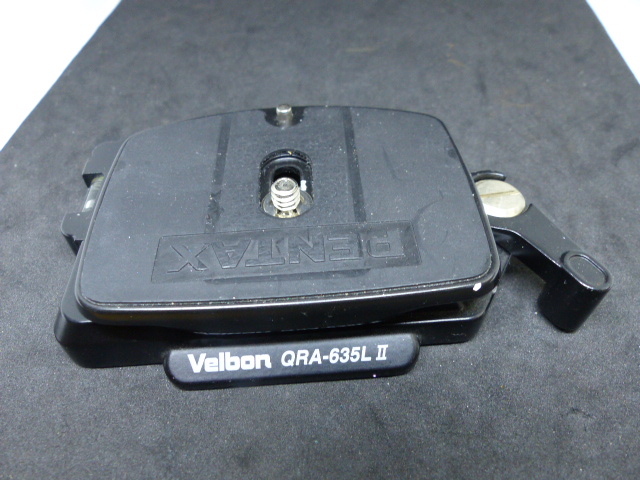 希少 Velbon QRA-635LⅡ ペンタックス大型プレート付