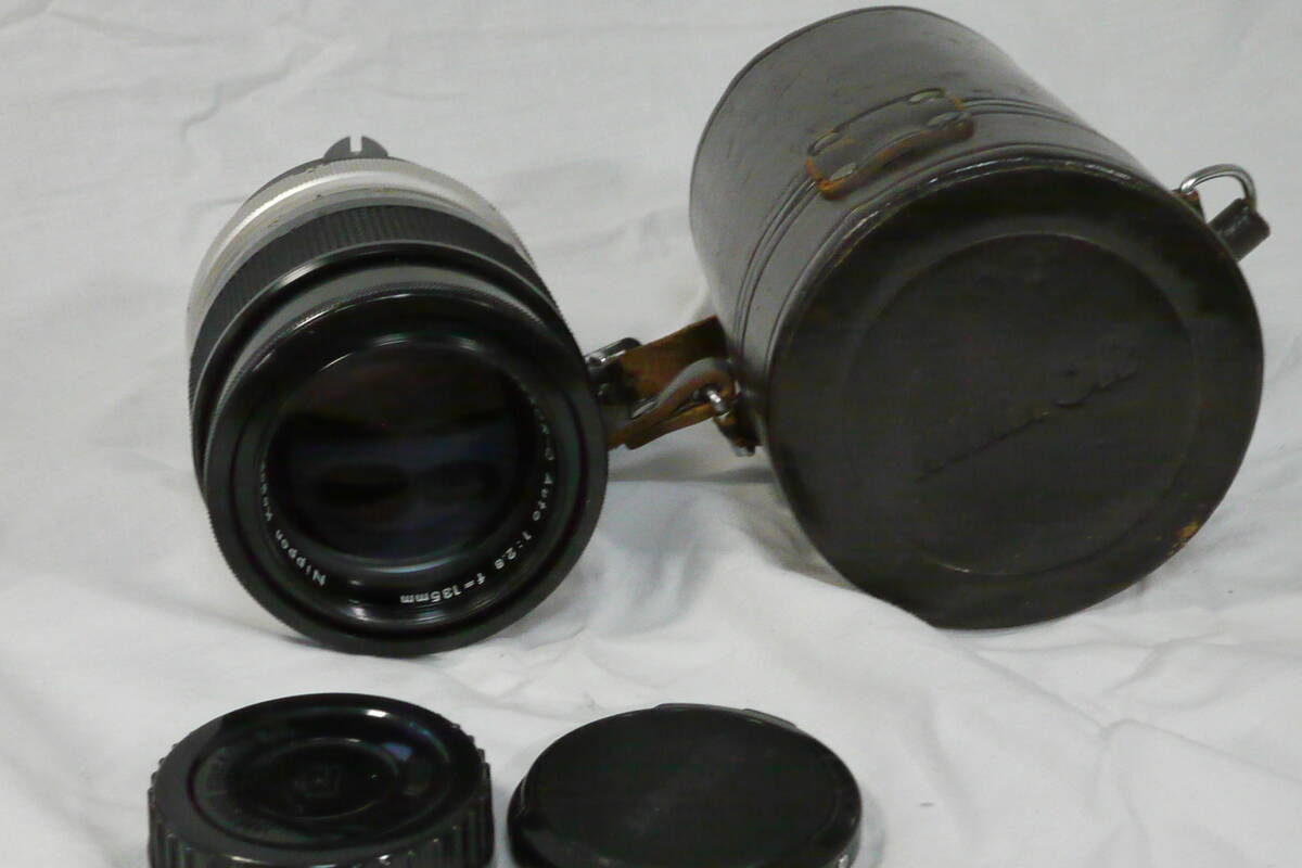 ニコン NIKON NIKKOR Q 135mm F2.8 大口径 ケース付