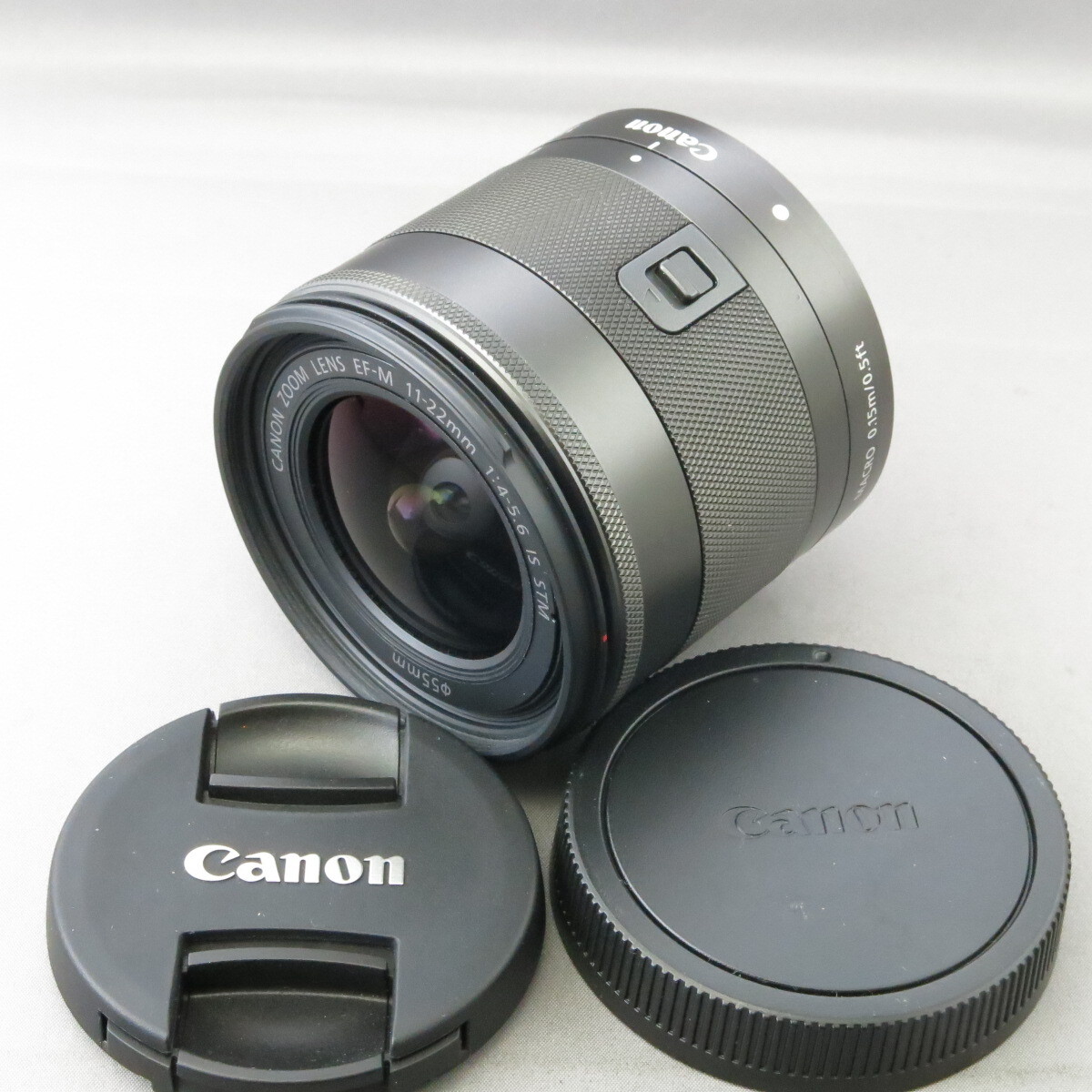 【新品同様】Canonキャノン　キヤノン　EF-M11-22mmF4-5.6IS STM　キヤノンEF-Mマウント★NO.8797