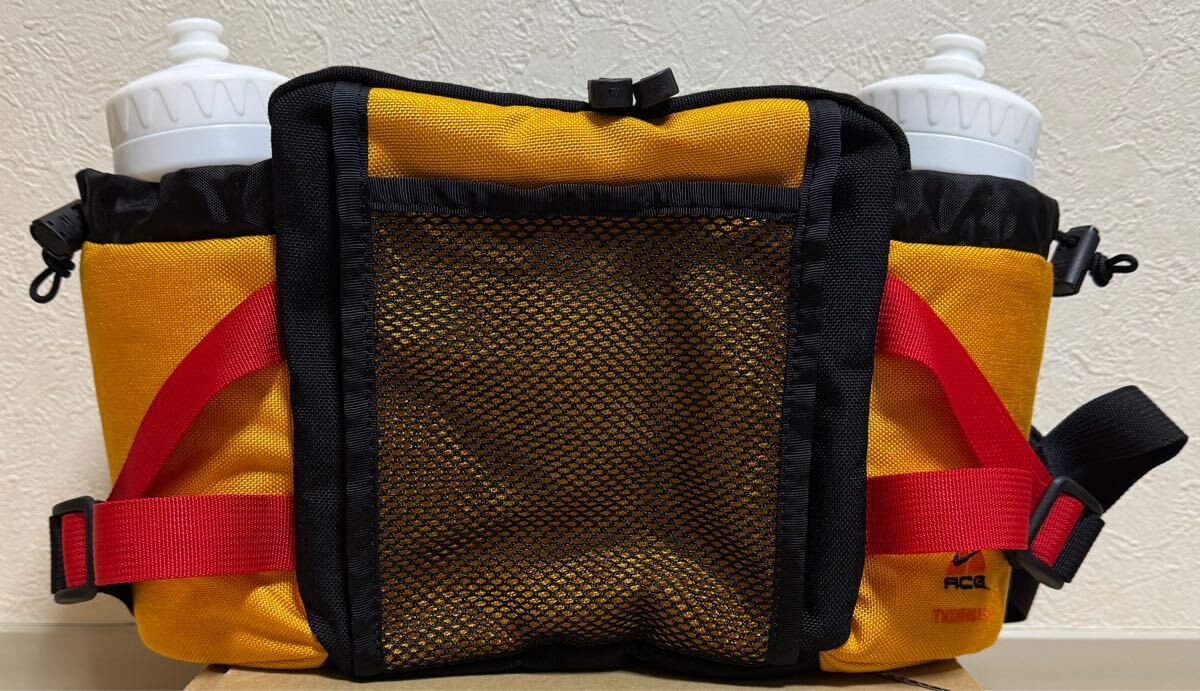 NIKE ACG ナイキ ウエストポーチ ショルダーバッグ ボディバッグ 90s イエロー ブラック レッド ボトル