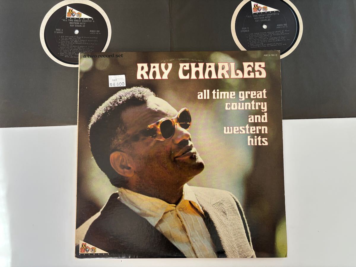 【73年US盤】Ray Charles/ All Time Great Country And Western Hits GATEFOLD 2LP abc REC. ABCX781/2 レイ・チャールズ,Hey Good Lookin'