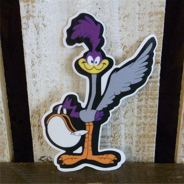 ロードランナー Racing Sticker Road Runner ヘルメット ステッカー デカール 車 アメリカン雑貨　
